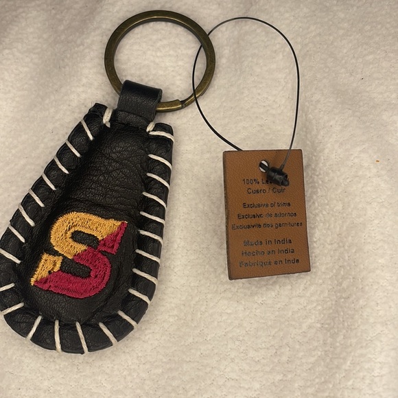 Free People Varsity Key Ring “S” - Picture 2 of 4